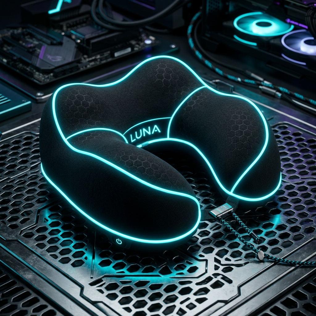 Nebula Cyan Pillow